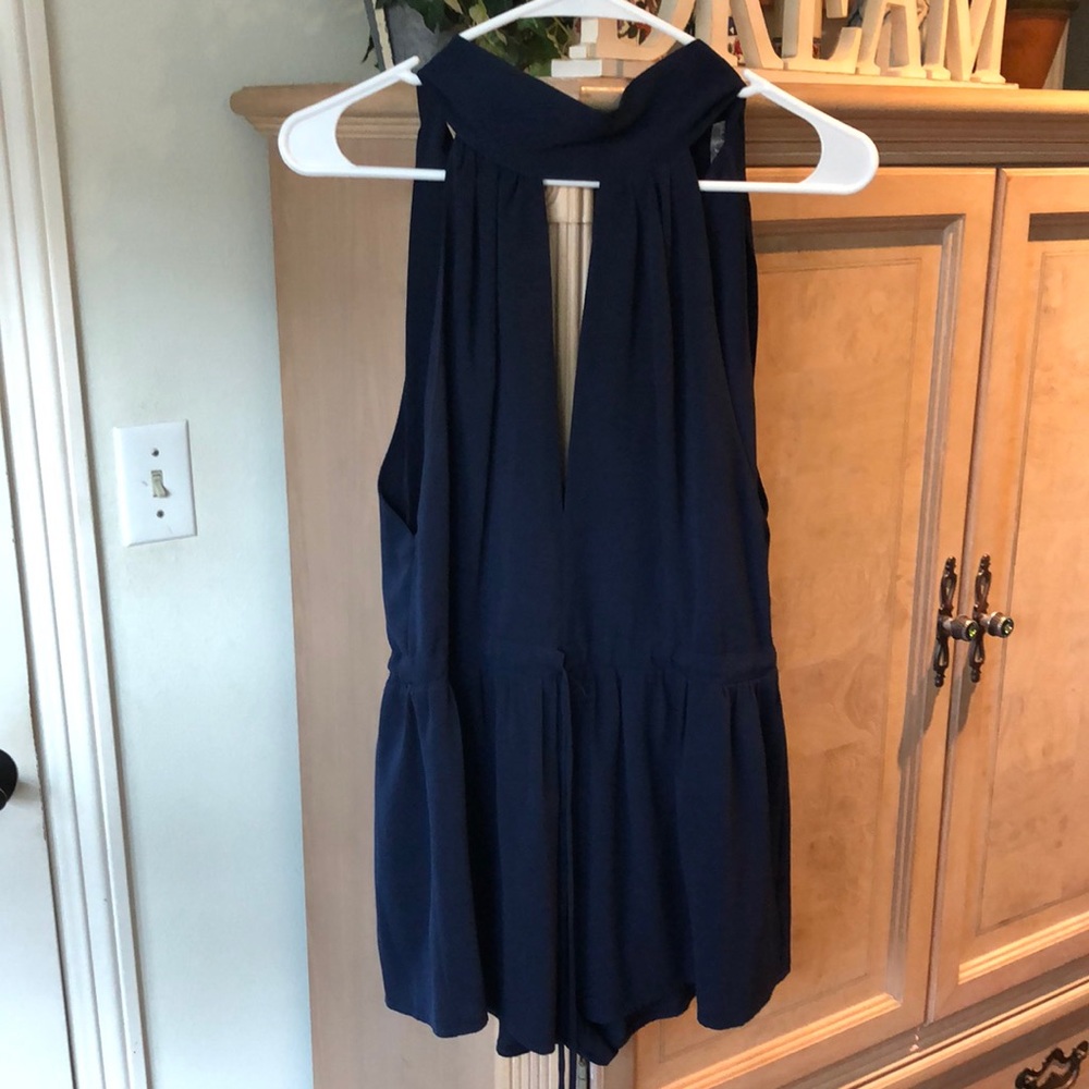 Rumor Boutique, Dark Blue Romper, XS